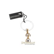 BARAKA' portachiavi oro bianco e rosa 18kt referenza PO20945 new